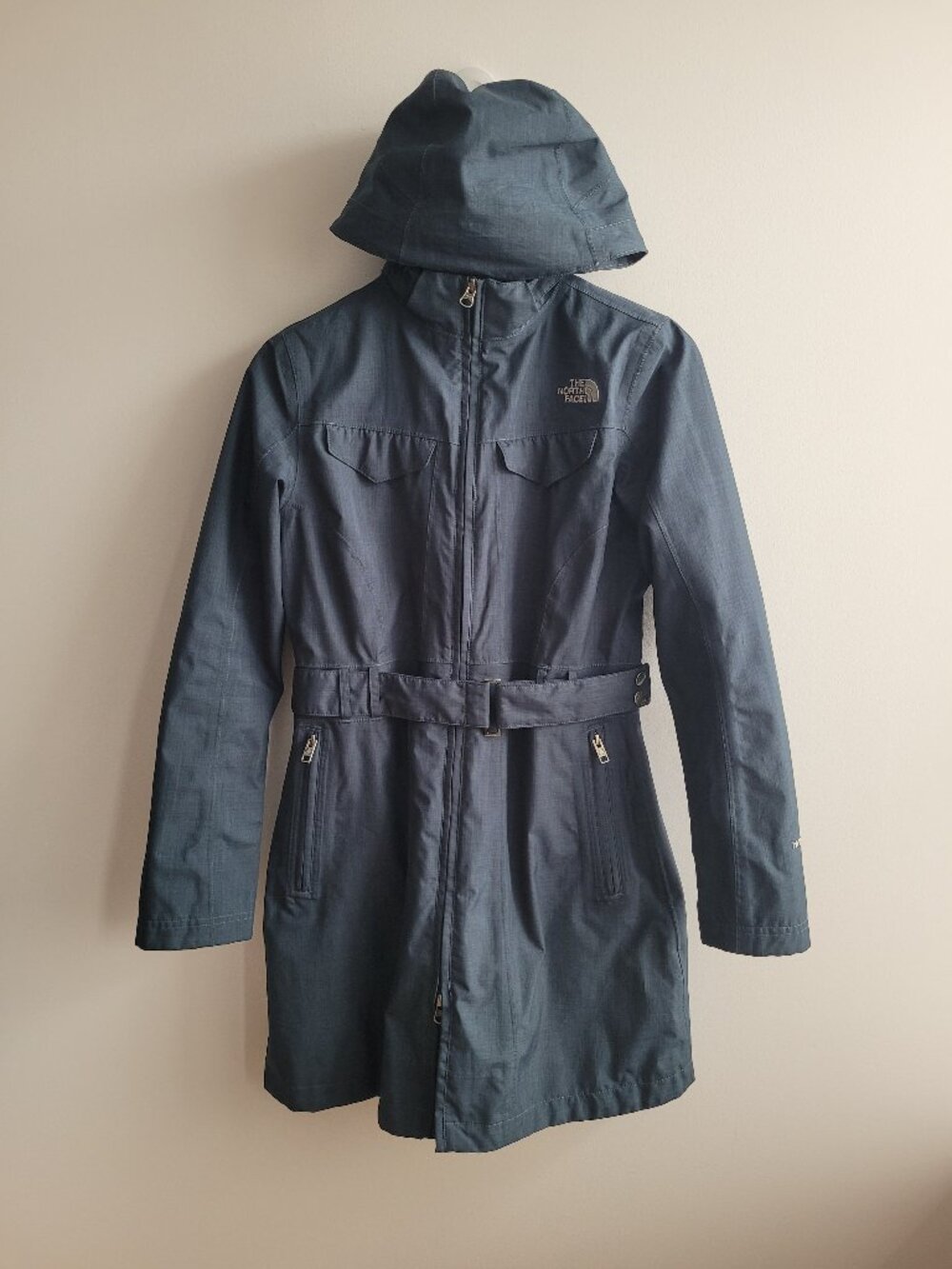 The North Face "Stella Grace" Women's Water-Resistent Hooded Trench-XS